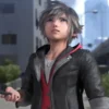 Sora gray leather jacket