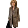 Tracey ullman brown coat