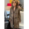 Tracey ullman leather coat